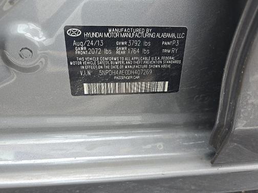 2013 Hyundai ELANTRA Limited