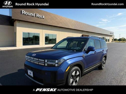 Atlantic Blue 2026 Hyundai SANTA FE HEV SEL