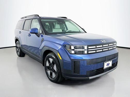 Atlantic Blue 2026 Hyundai SANTA FE HEV SEL
