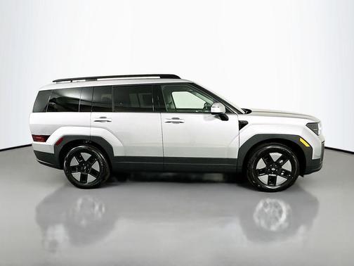 Shimmering Silver 2026 Hyundai SANTA FE HEV SEL