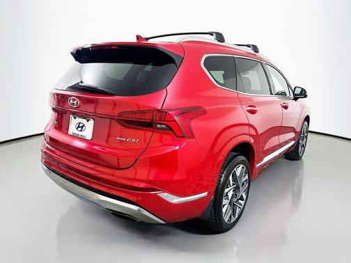 Calypso Red 2021 Hyundai SANTA FE Calligraphy