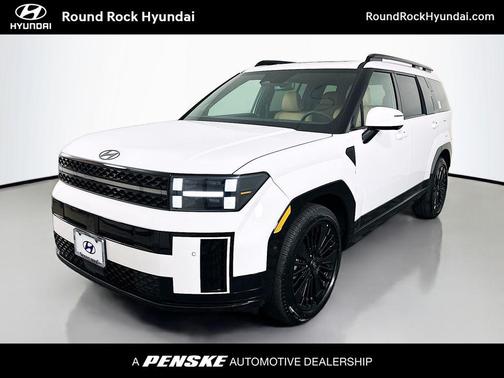 White 2026 Hyundai SANTA FE HEV Calligraphy