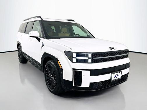 White 2026 Hyundai SANTA FE HEV Calligraphy