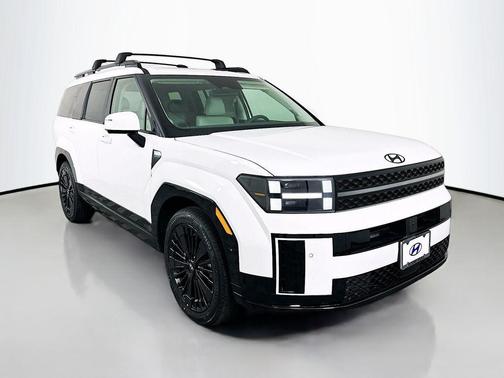 White 2026 Hyundai SANTA FE HEV Calligraphy