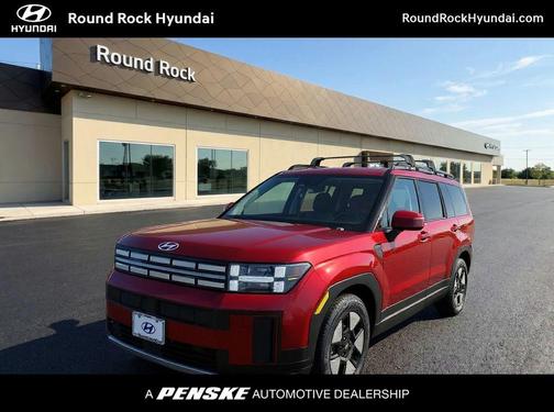 Red 2026 Hyundai SANTA FE HEV SEL