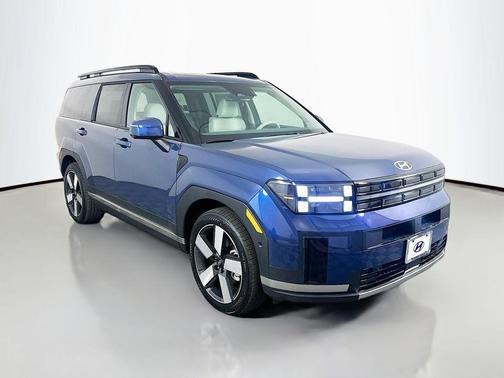 Atlantic Blue 2026 Hyundai SANTA FE HEV Limited