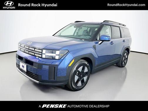 Atlantic Blue 2026 Hyundai SANTA FE HEV SEL