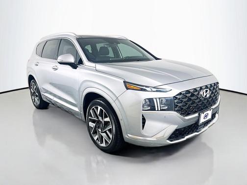 Shimmering Silver 2022 Hyundai SANTA FE Calligraphy