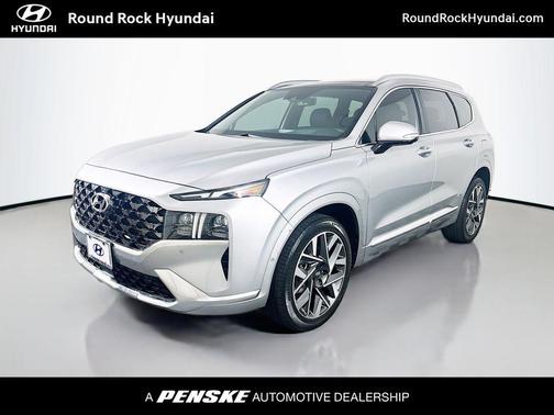 Shimmering Silver 2022 Hyundai SANTA FE Calligraphy