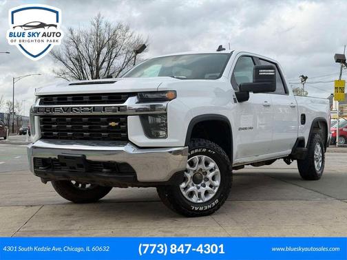 Summit White 2021 Chevrolet Silverado 2500 LT