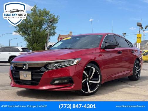 San Marino Red 2019 Honda Accord Sport