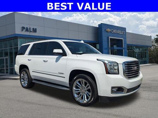 Summit White 2019 GMC Yukon SLT
