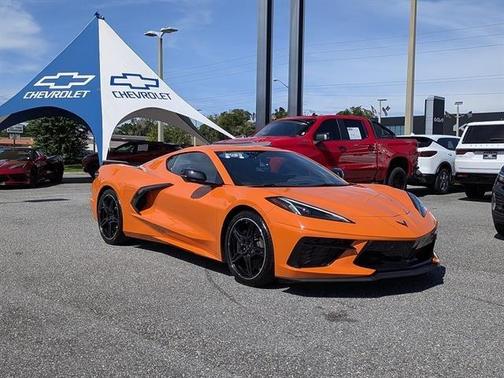 Orange 2023 Chevrolet Corvette Stingray w/2LT