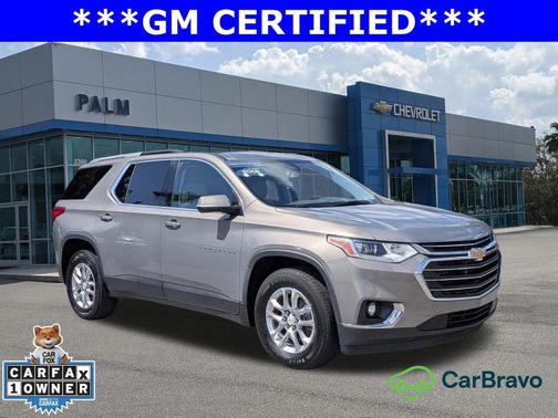 Pepperdust Metallic 2018 Chevrolet Traverse LT Cloth