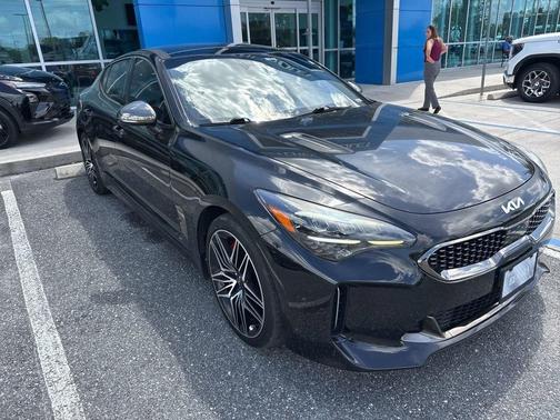 Aurora Black 2022 Kia Stinger GT1
