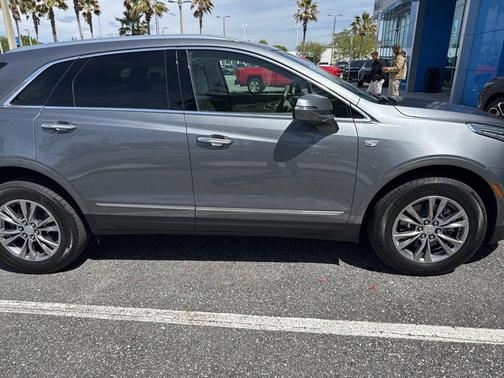 Satin Steel Metallic 2021 Cadillac XT5 Premium Luxury