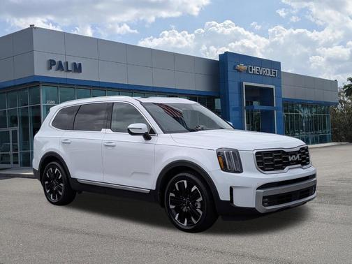 Glacial White Pearl 2023 Kia Telluride SX