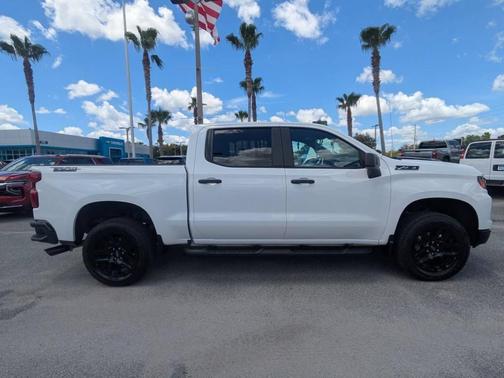 Summit White 2025 Chevrolet Silverado 1500 Custom Trail Boss