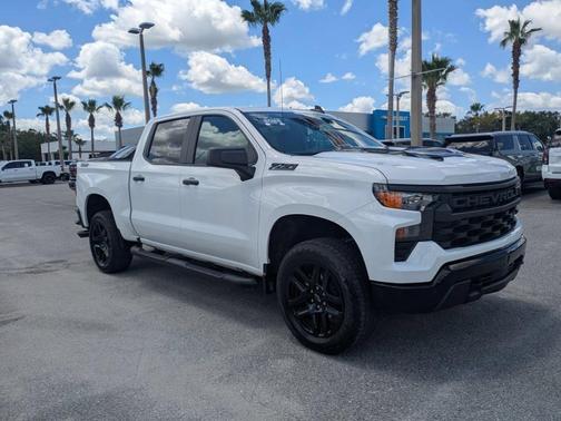 Summit White 2025 Chevrolet Silverado 1500 Custom Trail Boss
