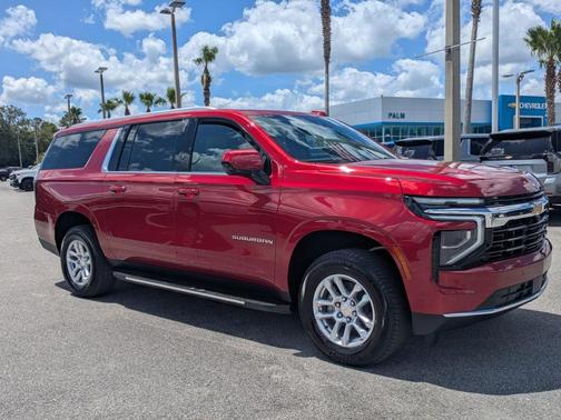 Red 2026 Chevrolet Suburban LS