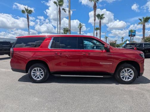 Red 2026 Chevrolet Suburban LS