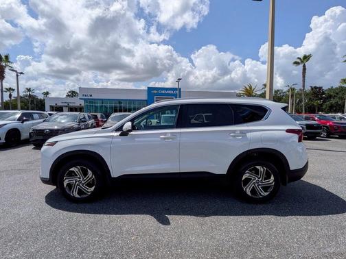 White Pearl 2023 Hyundai SANTA FE SEL