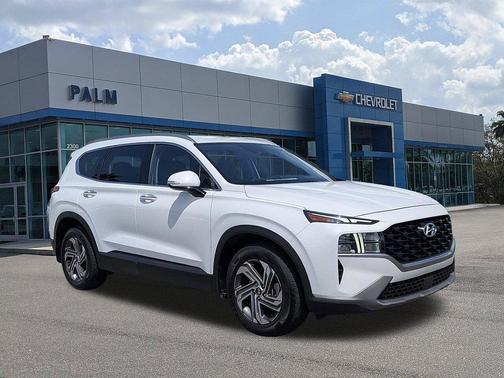 White Pearl 2023 Hyundai SANTA FE SEL