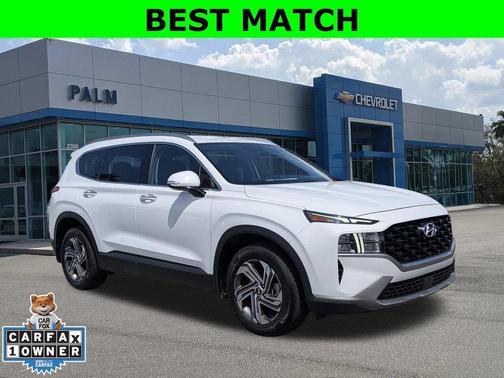 White Pearl 2023 Hyundai SANTA FE SEL