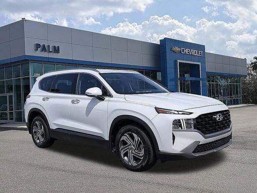 White Pearl 2023 Hyundai SANTA FE SEL