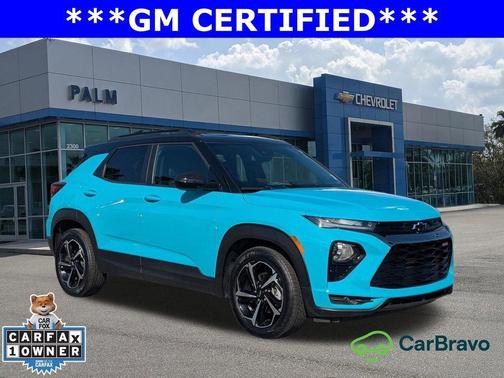 Oasis Blue 2021 Chevrolet Trailblazer RS