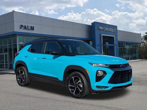 Oasis Blue 2021 Chevrolet Trailblazer RS