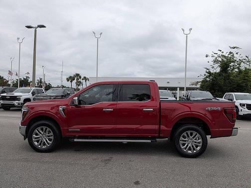 Red Metallic 2024 Ford F-150 Lariat