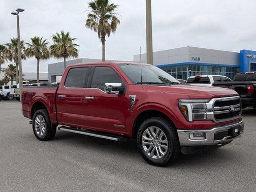 Red Metallic 2024 Ford F-150 Lariat