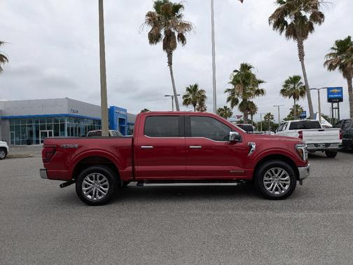 Red Metallic 2024 Ford F-150 Lariat
