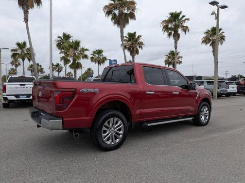 Red Metallic 2024 Ford F-150 Lariat