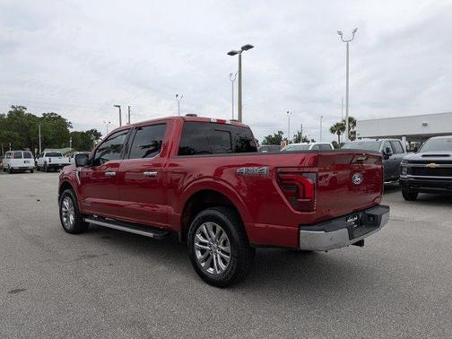 Red Metallic 2024 Ford F-150 Lariat