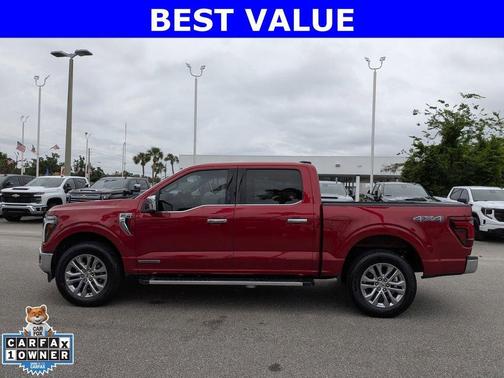 Red Metallic 2024 Ford F-150 Lariat