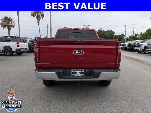 Red Metallic 2024 Ford F-150 Lariat