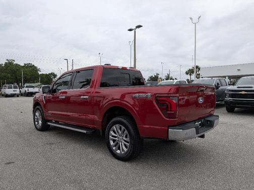 Red Metallic 2024 Ford F-150 Lariat