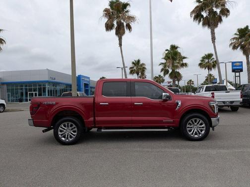 Red Metallic 2024 Ford F-150 Lariat