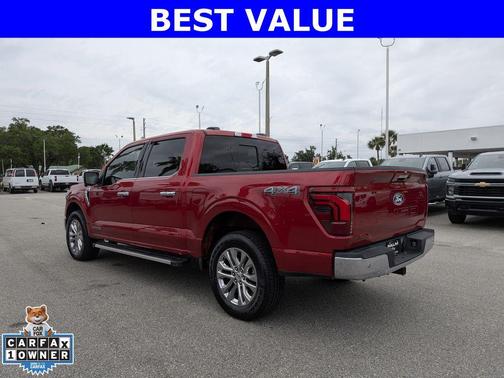 Red Metallic 2024 Ford F-150 Lariat