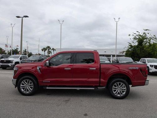 Red Metallic 2024 Ford F-150 Lariat
