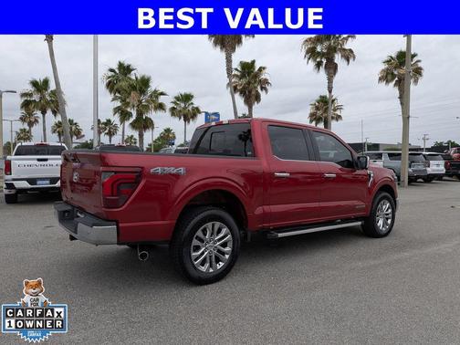 Red Metallic 2024 Ford F-150 Lariat