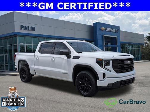 Summit White 2024 GMC Sierra 1500 Elevation