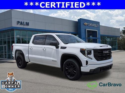 Summit White 2024 GMC Sierra 1500 Elevation