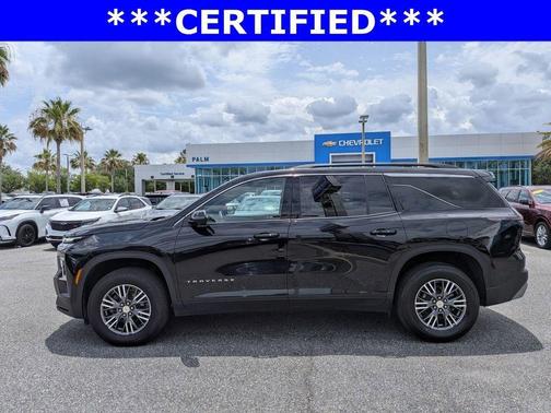 Black Metallic 2024 Chevrolet Traverse LT