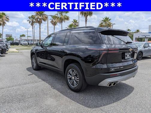 Black Metallic 2024 Chevrolet Traverse LT