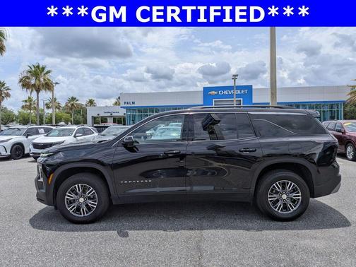 Black Metallic 2024 Chevrolet Traverse LT