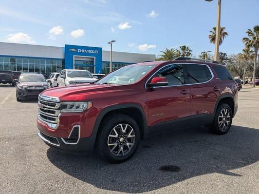 Volcanic Red 2023 GMC Acadia SLE