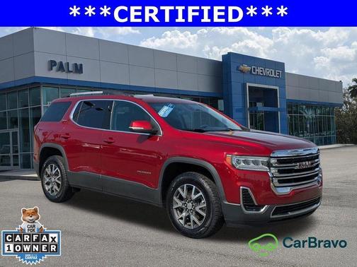 Volcanic Red 2023 GMC Acadia SLE